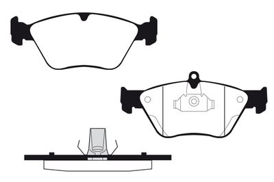 RA05410 RAICAM Комплект тормозных колодок, дисковый тормоз