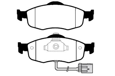 RA04490 RAICAM Комплект тормозных колодок, дисковый тормоз