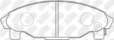 PN6340 NiBK Комплект тормозных колодок, дисковый тормоз