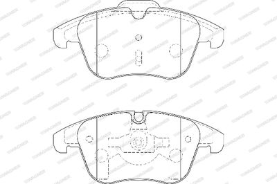 WBP24332A WAGNER Комплект тормозных колодок, дисковый тормоз