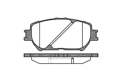 NB23806N00 NEW BLOX Комплект тормозных колодок, дисковый тормоз