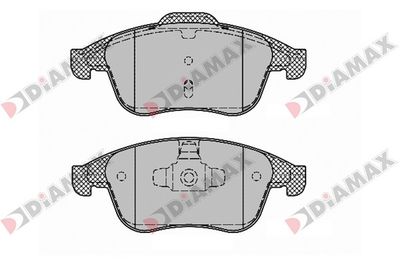 N09274 DIAMAX Комплект тормозных колодок, дисковый тормоз