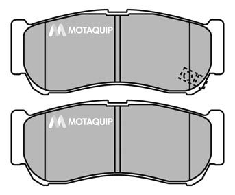 LVXL1389 MOTAQUIP Комплект тормозных колодок, дисковый тормоз