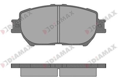 N09731 DIAMAX Комплект тормозных колодок, дисковый тормоз