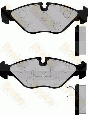 PA818 Brake ENGINEERING Комплект тормозных колодок, дисковый тормоз