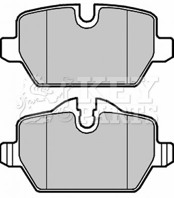 KBP1960 KEY PARTS Комплект тормозных колодок, дисковый тормоз