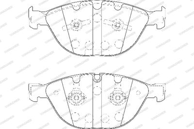 WBP23791A WAGNER Комплект тормозных колодок, дисковый тормоз