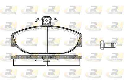 215610 ROADHOUSE Комплект тормозных колодок, дисковый тормоз