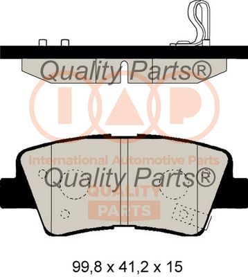 70421111G IAP QUALITY PARTS Комплект тормозных колодок, дисковый тормоз