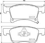 FK20089 KAISHIN Комплект тормозных колодок, дисковый тормоз