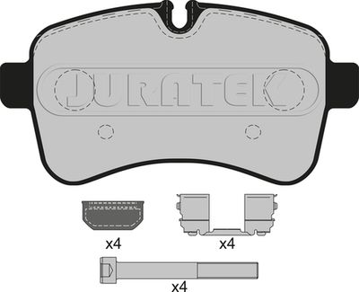 JCP011 JURATEK Комплект тормозных колодок, дисковый тормоз