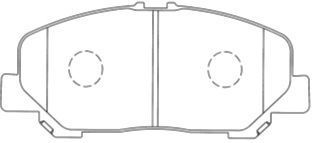 A1N139 AISIN Комплект тормозных колодок, дисковый тормоз