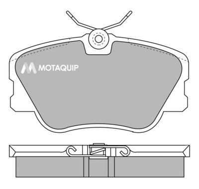 LVXL363 MOTAQUIP Комплект тормозных колодок, дисковый тормоз