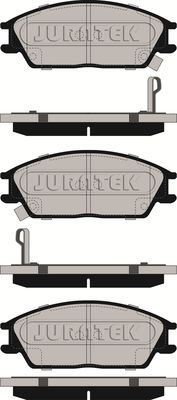 JCP435 JURATEK Комплект тормозных колодок, дисковый тормоз