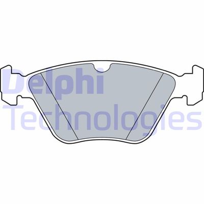 LP3517 DELPHI Комплект тормозных колодок, дисковый тормоз