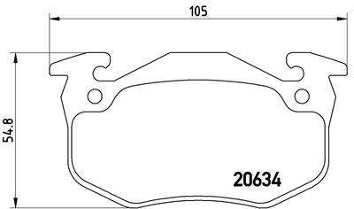 FK20163 KAISHIN Комплект тормозных колодок, дисковый тормоз