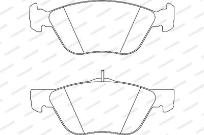 WBP21637A WAGNER Комплект тормозных колодок, дисковый тормоз