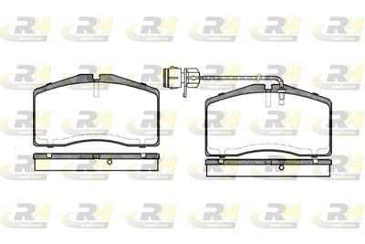 244802 ROADHOUSE Комплект тормозных колодок, дисковый тормоз