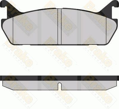 PA764 Brake ENGINEERING Комплект тормозных колодок, дисковый тормоз