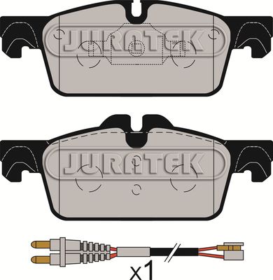 JCP092 JURATEK Комплект тормозных колодок, дисковый тормоз