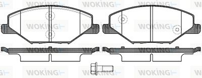 P1453300 WOKING Комплект тормозных колодок, дисковый тормоз