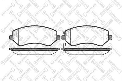 818002BSX STELLOX Комплект тормозных колодок, дисковый тормоз