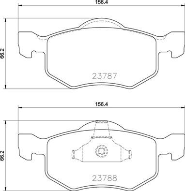 P24219 BREMBO Комплект тормозных колодок, дисковый тормоз