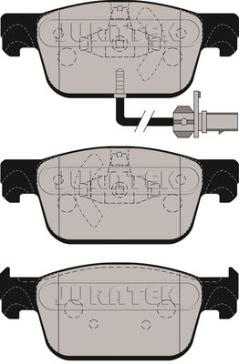 JCP8161 JURATEK Комплект тормозных колодок, дисковый тормоз