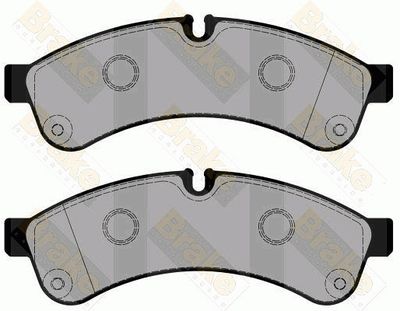 PA1788 Brake ENGINEERING Комплект тормозных колодок, дисковый тормоз