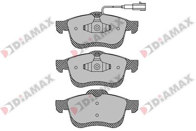 N09182 DIAMAX Комплект тормозных колодок, дисковый тормоз