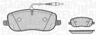 363916060182 MAGNETI MARELLI Комплект тормозных колодок, дисковый тормоз