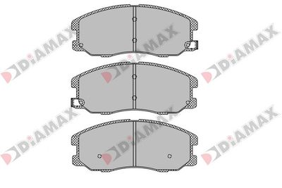 N09412 DIAMAX Комплект тормозных колодок, дисковый тормоз