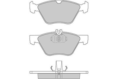 120695 E.T.F. Комплект тормозных колодок, дисковый тормоз