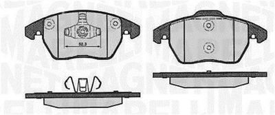 363916060656 MAGNETI MARELLI Комплект тормозных колодок, дисковый тормоз