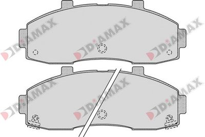 N09295 DIAMAX Комплект тормозных колодок, дисковый тормоз