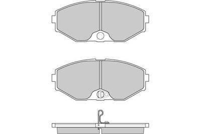 120698 E.T.F. Комплект тормозных колодок, дисковый тормоз