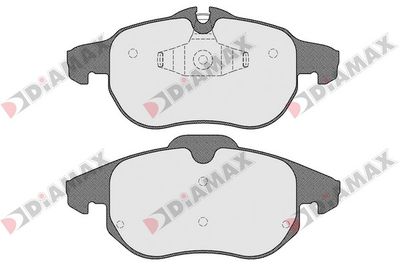 N09478 DIAMAX Комплект тормозных колодок, дисковый тормоз