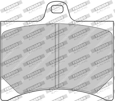 FCP253H FERODO RACING Комплект тормозных колодок, дисковый тормоз