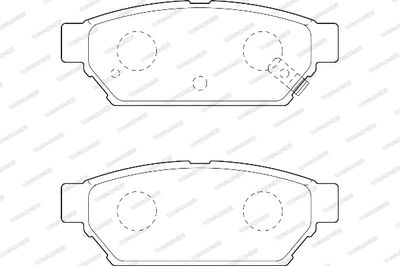 WBP21872A WAGNER Комплект тормозных колодок, дисковый тормоз