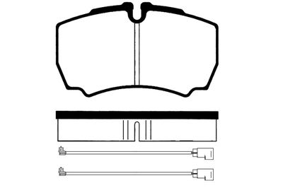 RA05281 RAICAM Комплект тормозных колодок, дисковый тормоз