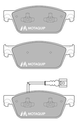 LVXL1696 MOTAQUIP Комплект тормозных колодок, дисковый тормоз