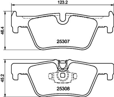 PCP1042 DON Комплект тормозных колодок, дисковый тормоз