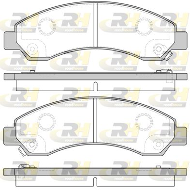 2145604 ROADHOUSE Комплект тормозных колодок, дисковый тормоз