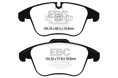 DP42252R EBC Brakes Комплект тормозных колодок, дисковый тормоз