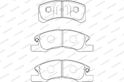 WBP24229A WAGNER Комплект тормозных колодок, дисковый тормоз
