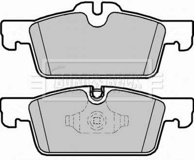 BBP2298 BORG & BECK Комплект тормозных колодок, дисковый тормоз