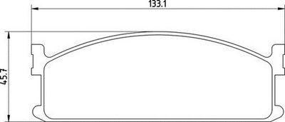 363710200337 MAGNETI MARELLI Комплект тормозных колодок, дисковый тормоз