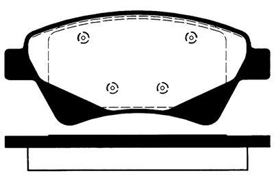 RA07580 RAICAM Комплект тормозных колодок, дисковый тормоз