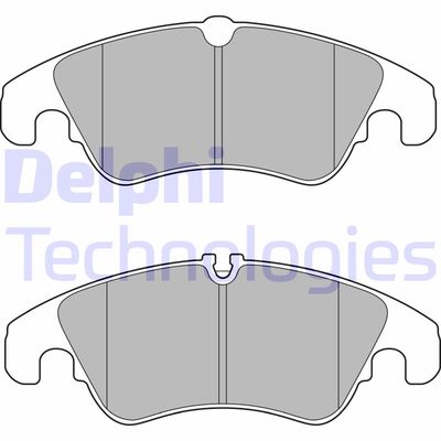 LP2715 DELPHI Комплект тормозных колодок, дисковый тормоз