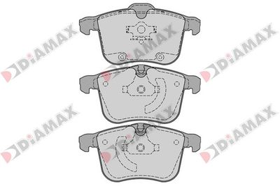 N09377 DIAMAX Комплект тормозных колодок, дисковый тормоз